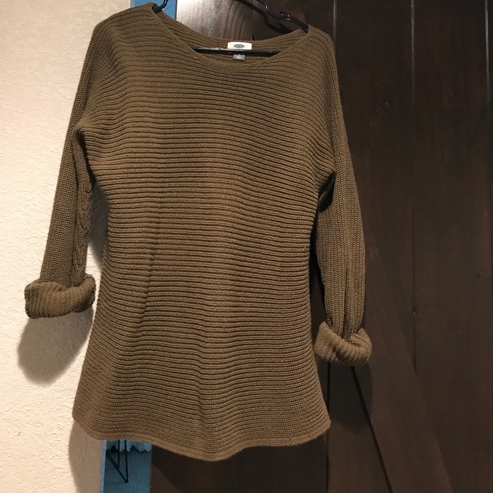 Old Navy Army Green Sweater