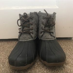 Steve Madden "duck" boots