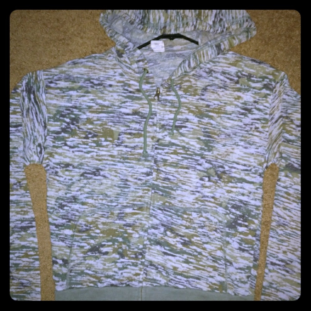 Free People zip up sweater hoodie