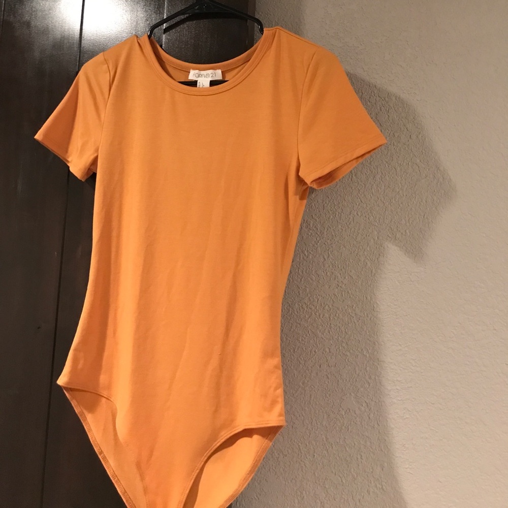 NWOT Mustard Yellow Bodysuit