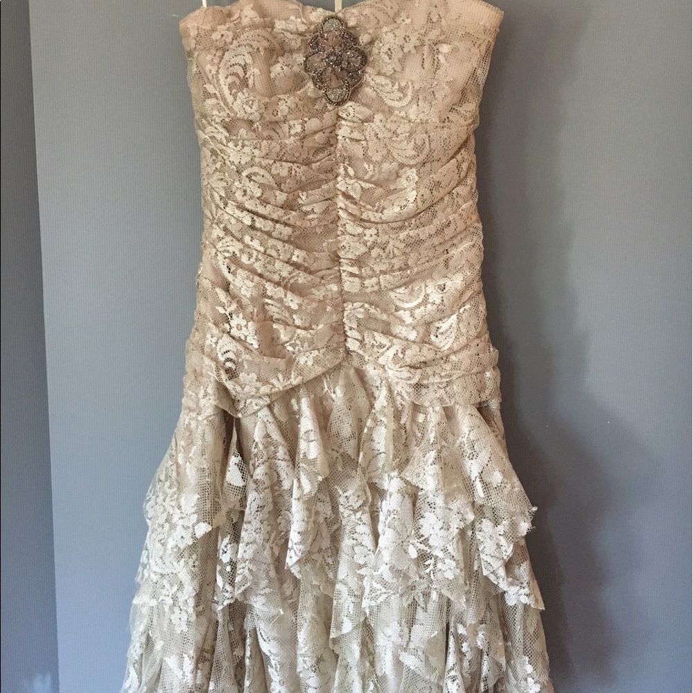 Jessica McClintock Strapless Dress