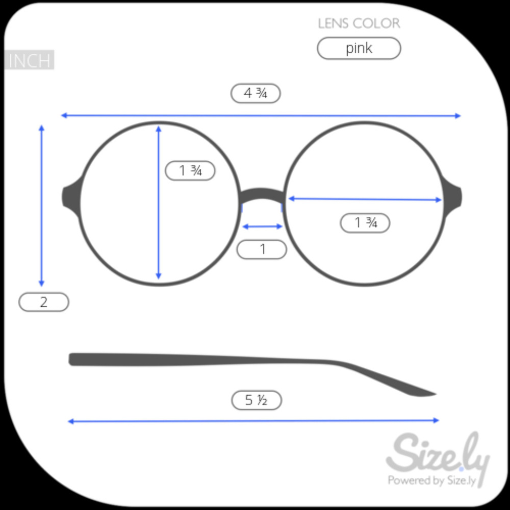 Cute Rose Colored Glasses - Picture 7 of 7