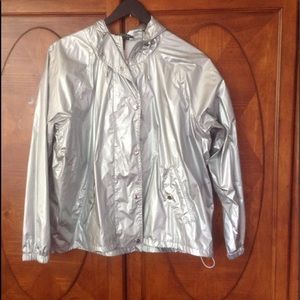 Women's Silver Ralph Lauren Rain/Spring Jacket 2X