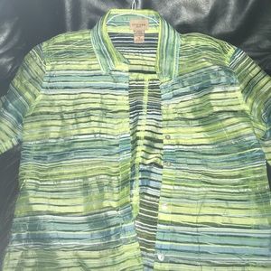 Transparent shirt/ shirt jacket