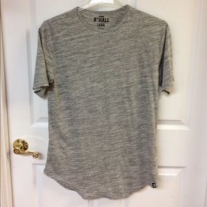 9th Hall Long Tee T-Shirt Sz Large Heathered Gray