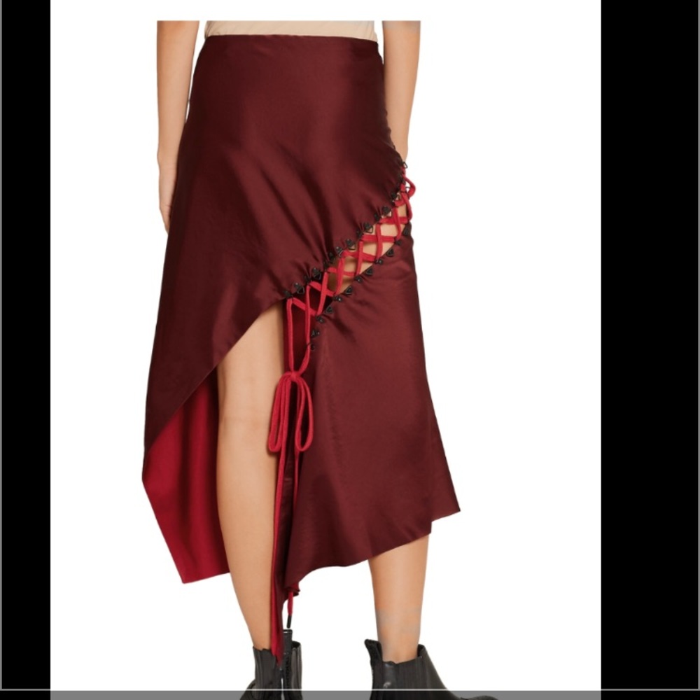 Dkny Lace Up skirt