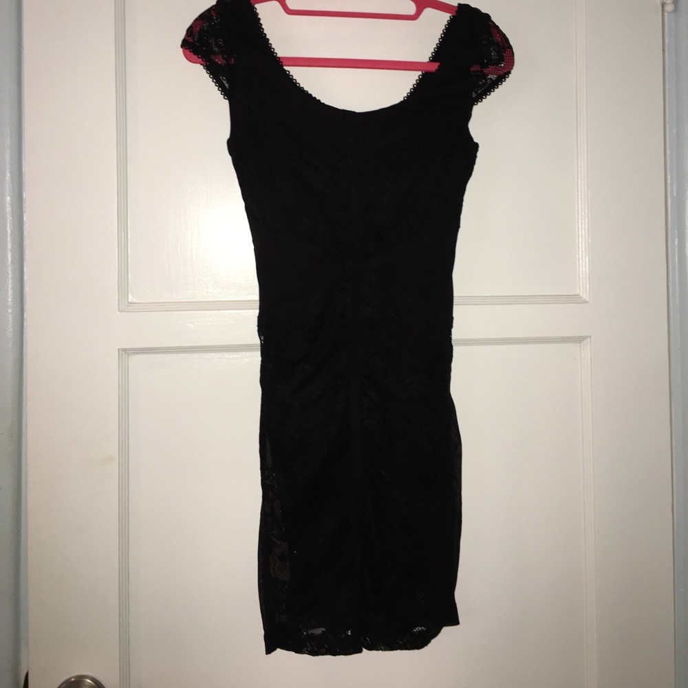 Black cocktail dress