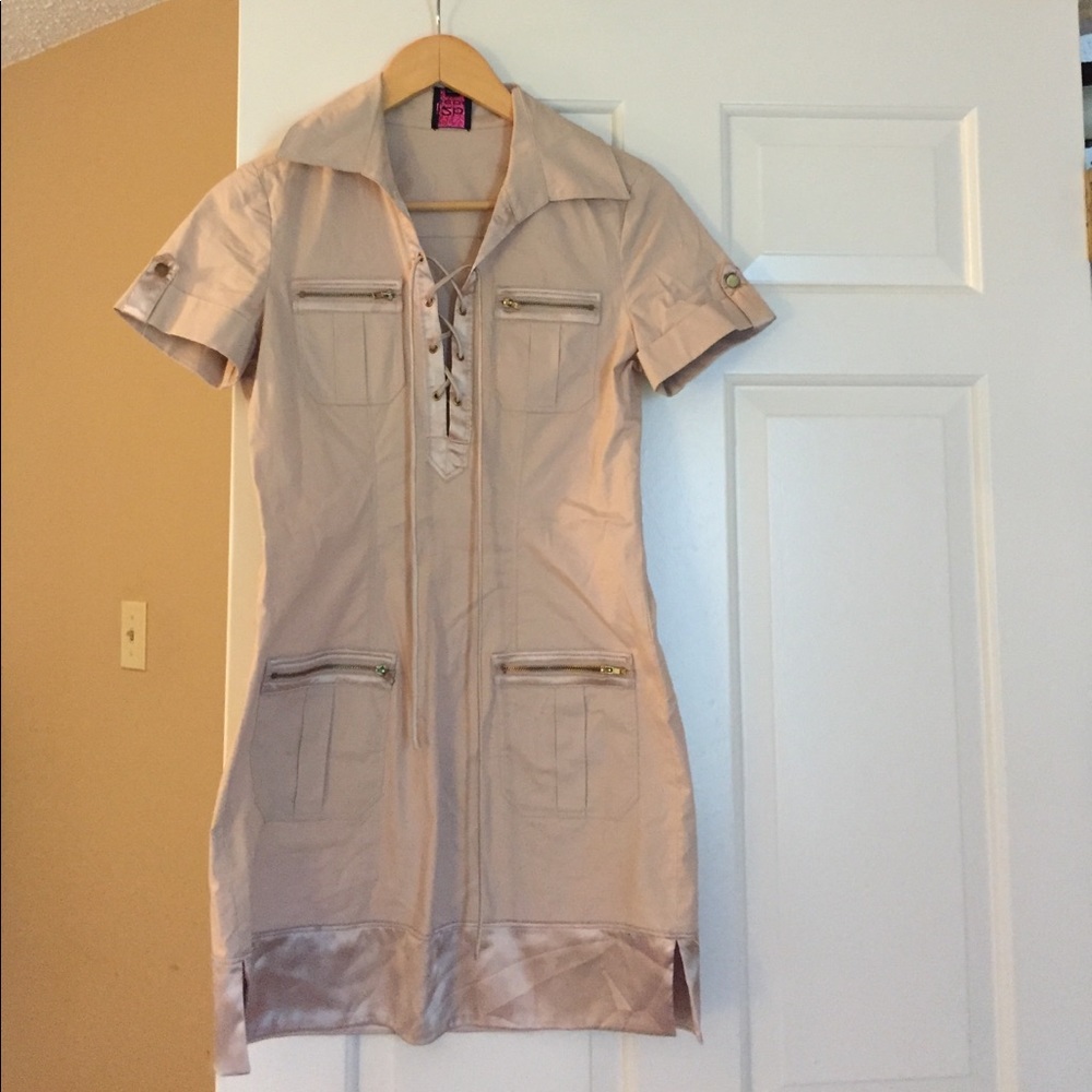 Tan casual dress