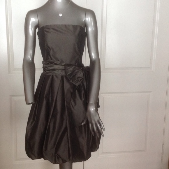 Zara Basic Strapless Formal Dress - Picture 2 of 8