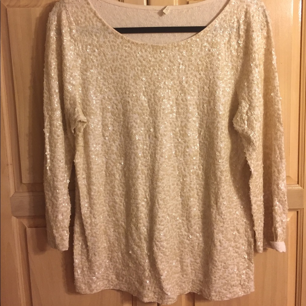 J Crew sequined shirt