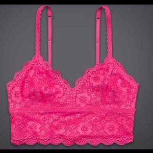 ✨ BOUTIQUE Hot Pink Lace Bralette