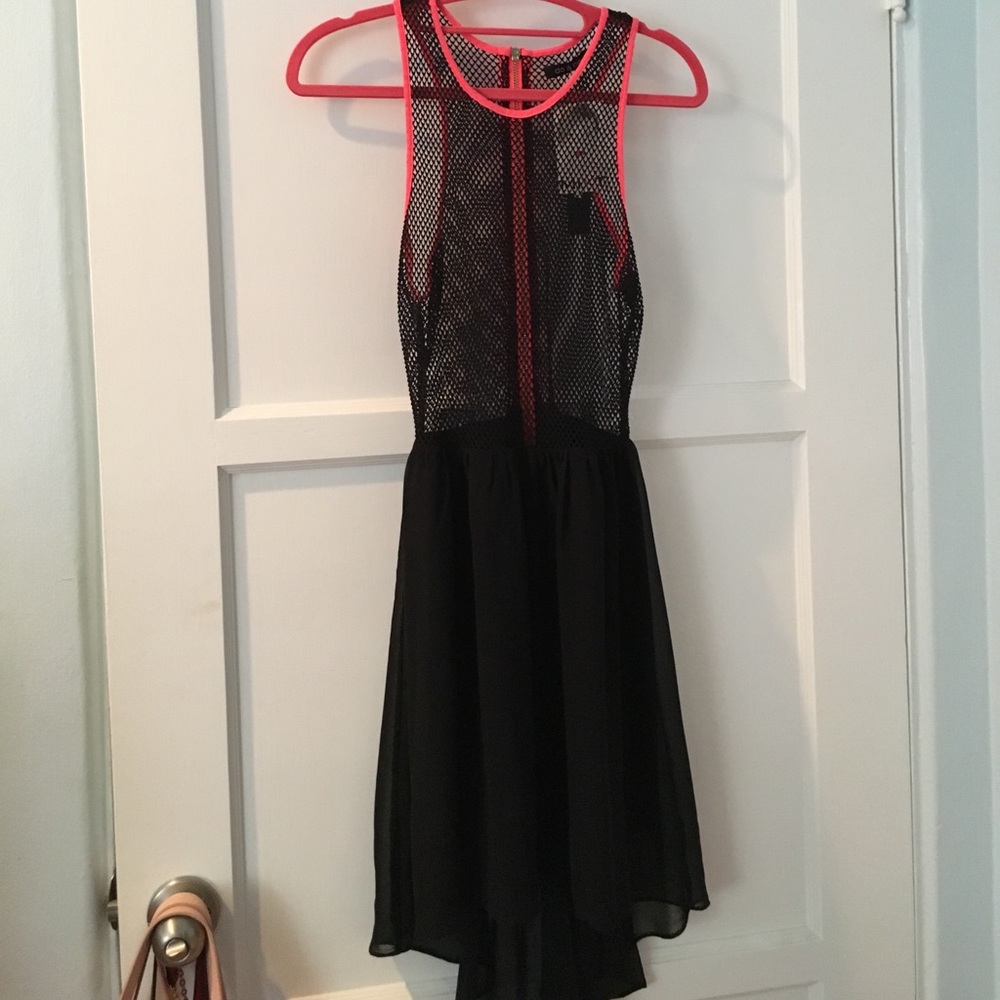 Mesh top see through dress