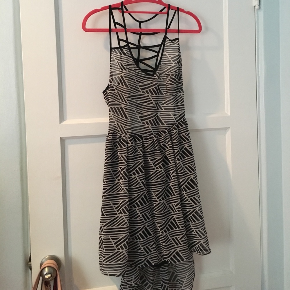 Open back flowy dress