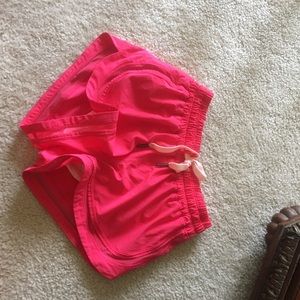 Lululemon hot pink shorts