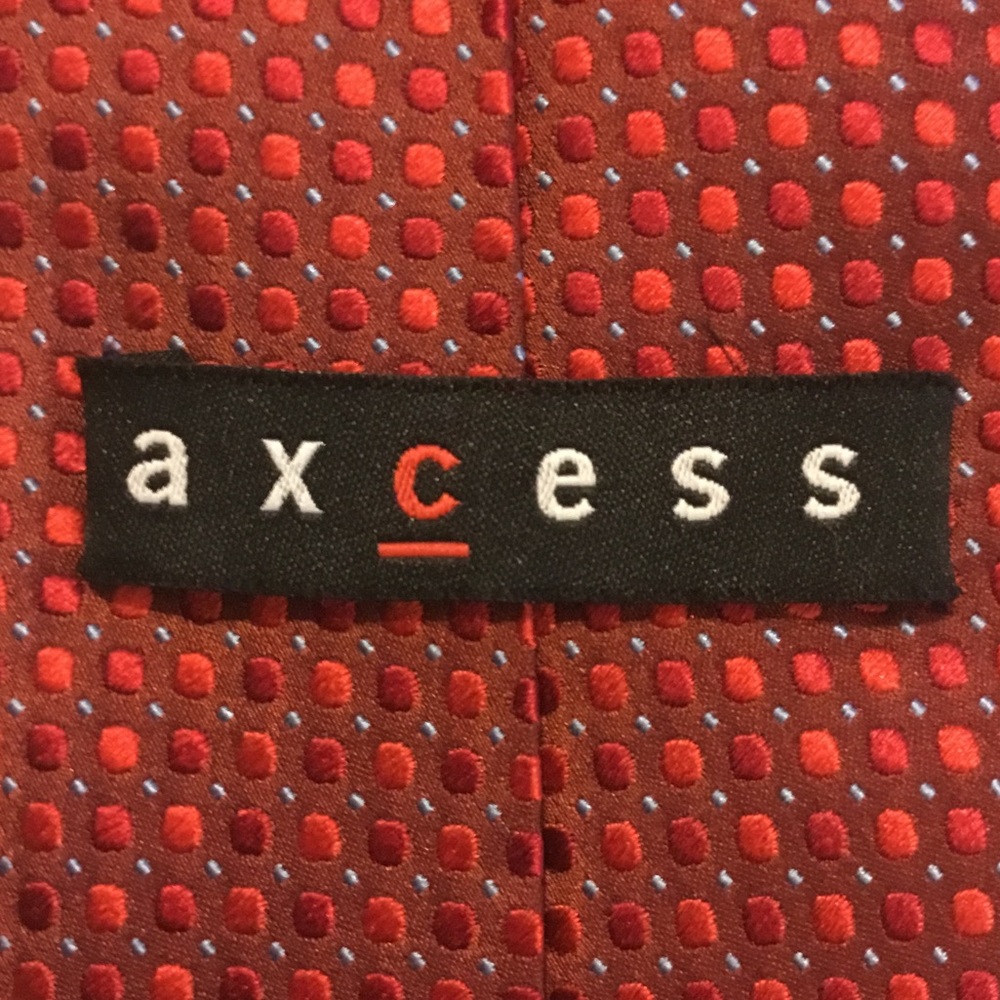 Axcess Red Tie - Picture 3 of 3