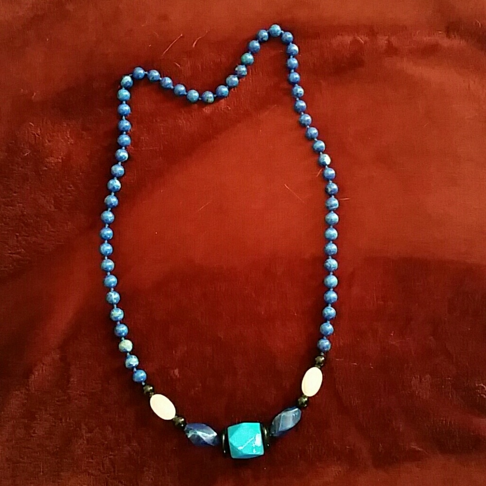 Beautiful Knotted Bead Necklace