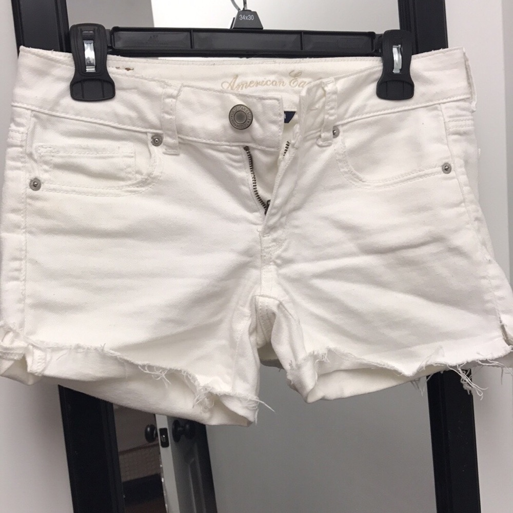American Eagle White Shorts