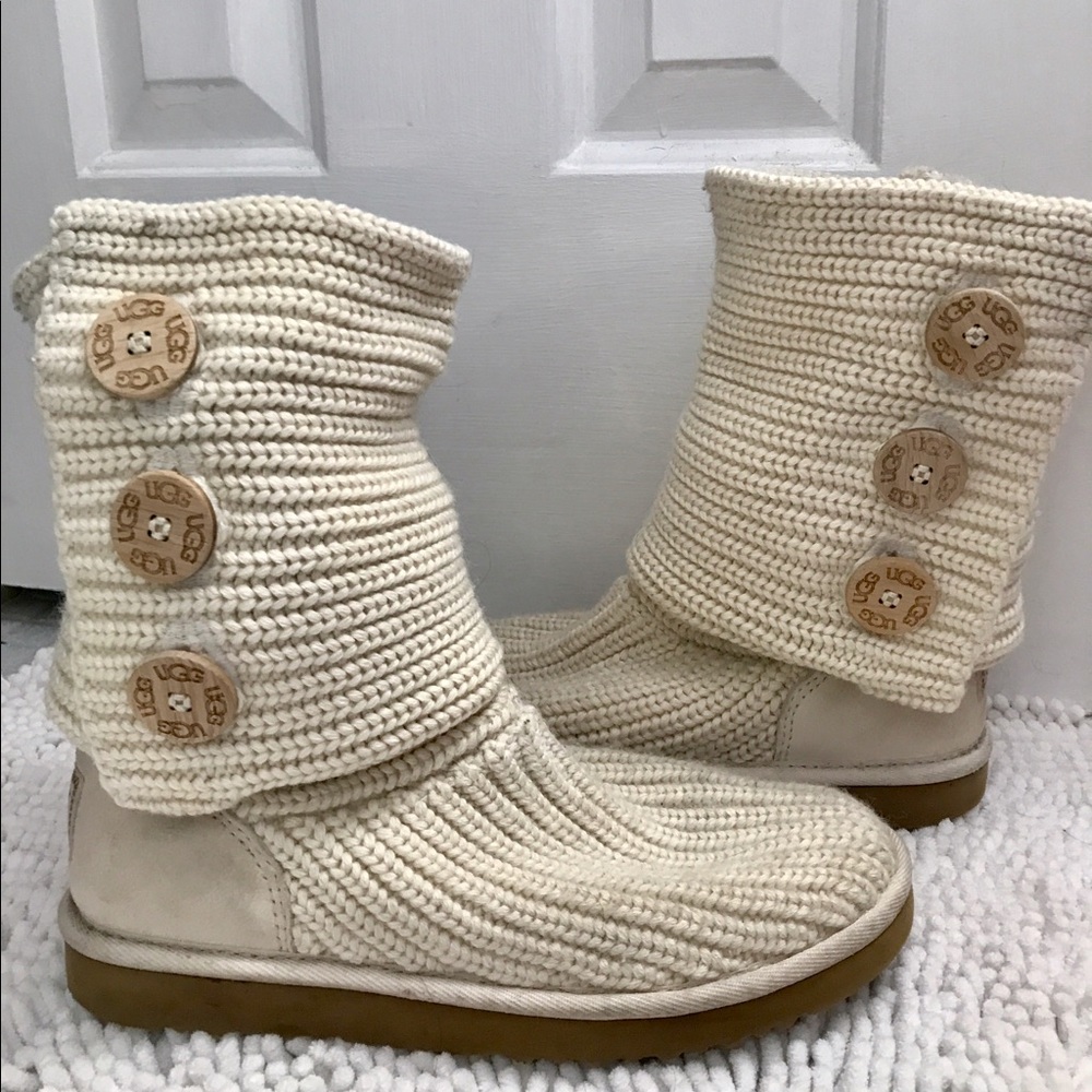 Knit UGG Boots- Women's Size 8