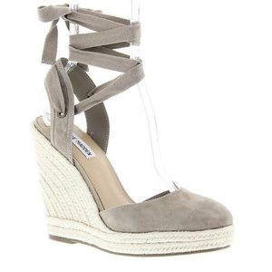 Steve Madden espadrille barre taupe