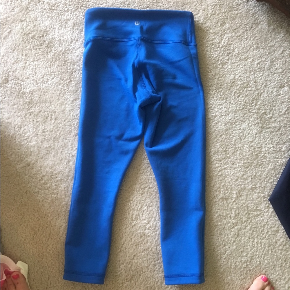 Lululemon reversible cropped leggings