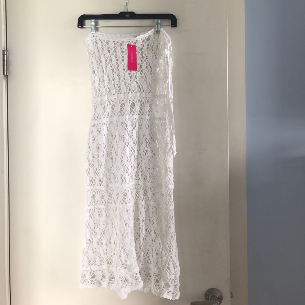 Brand new crochet coverup skirt!
