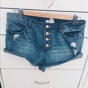 Jean shorts