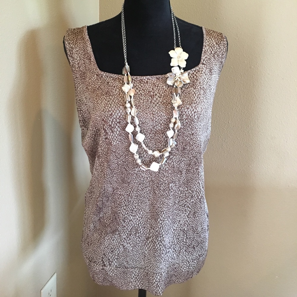 PRICE 🎈DROP Dana Buchman coco brown Python SZ XL
