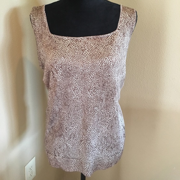 PRICE 🎈DROP Dana Buchman coco brown Python SZ XL - Picture 2 of 3