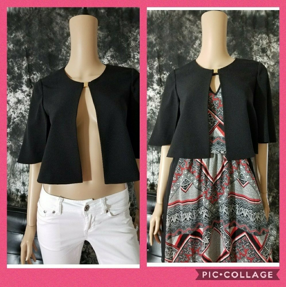 Jessica Simpson Cropped Jacket Cover Blazer sz 2