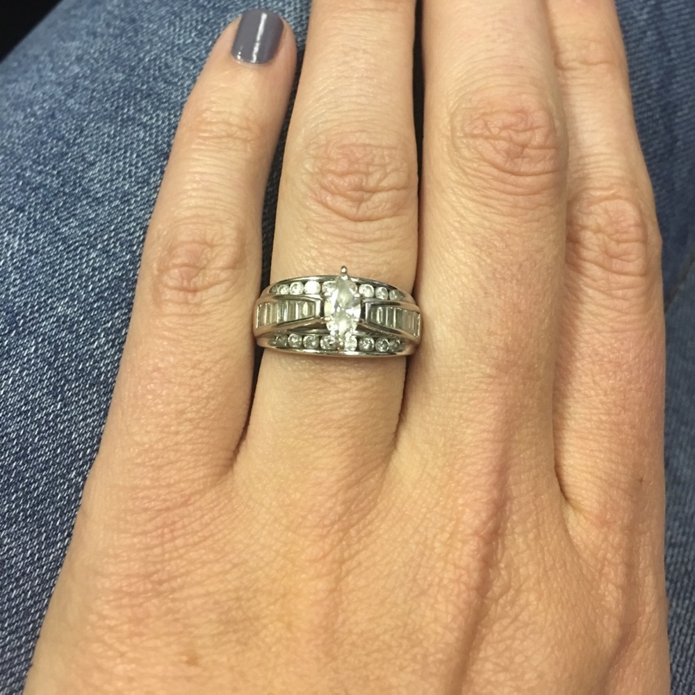 engagement ring purchased from Kay Jewelers