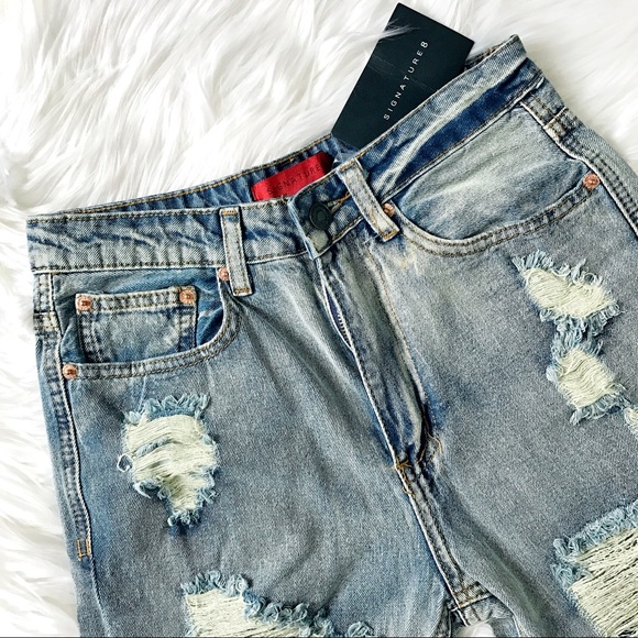 Shredded Boyfriend Jeans - Picture 6 of 8