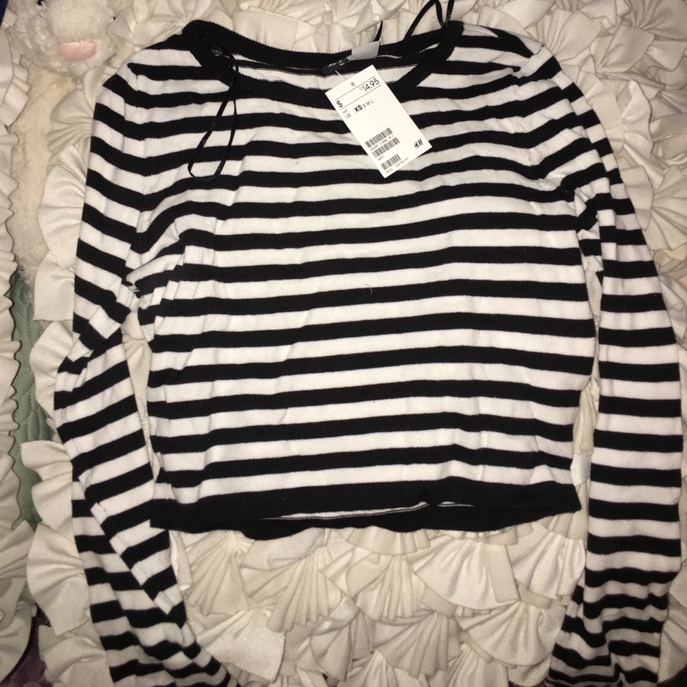 Brand new striped sweater