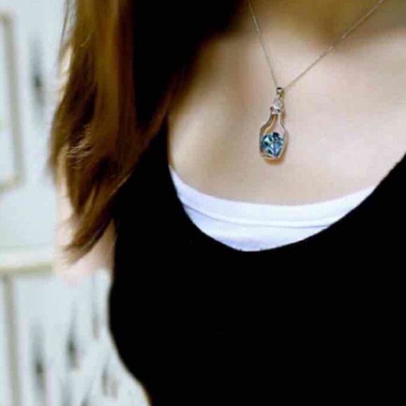 Any 3 for $12 deal heart message bottle silver - Picture 2 of 2