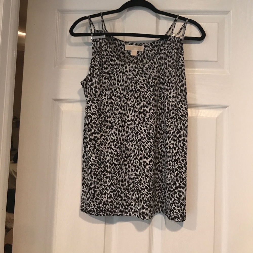 NWT Michael Kors tank- black &white size M