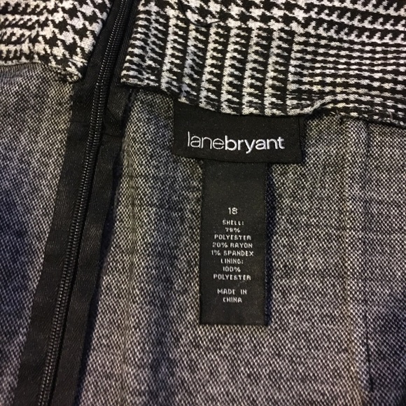 Houndstooth pencil skirt with wrap detail - Picture 4 of 4