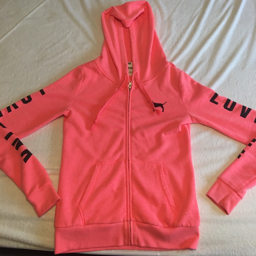 Bright pink zip-up from PINK