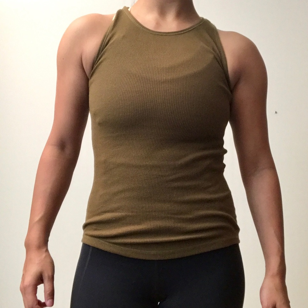 Free People Green Tank