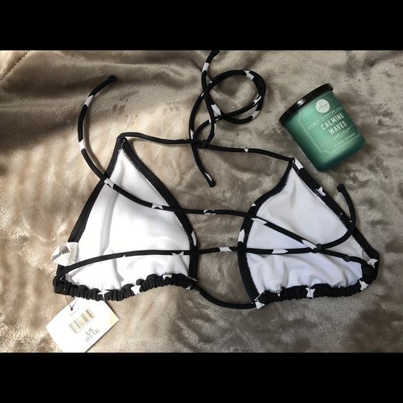 NWTS Bikini top with stars. Size large (11-13) - Picture 2 of 2