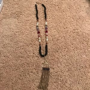 Stella & Dot Genevieve Tassel Necklace