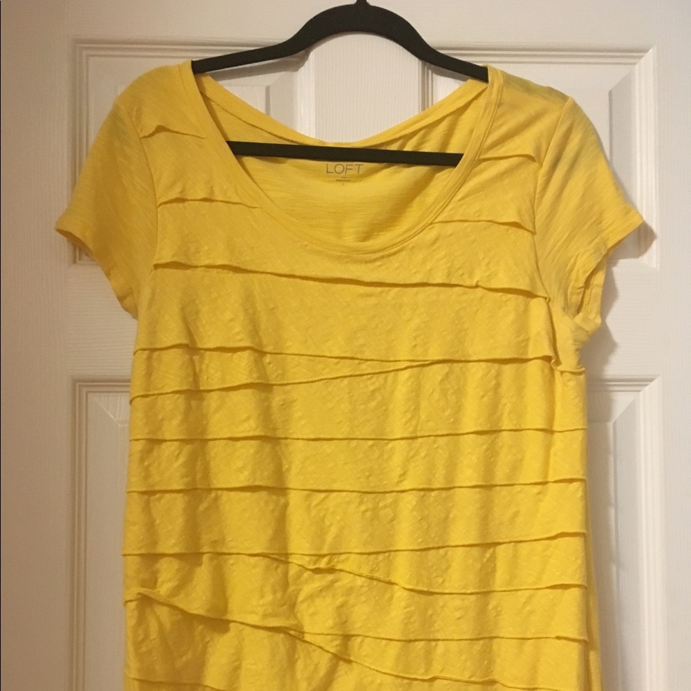 Ann Taylor Loft Ruffled Tunic