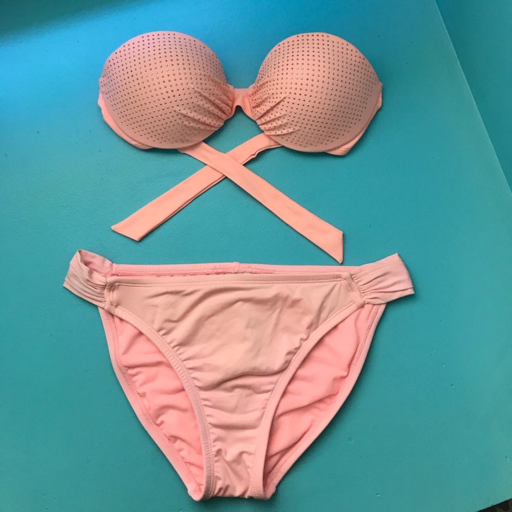 xhilaration NWOT light pink swimsuit in Medium