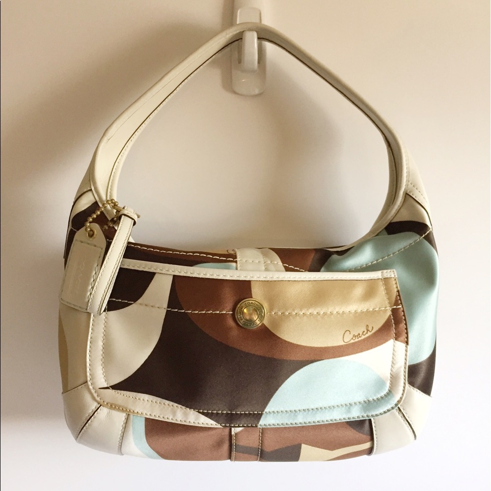 Coach Ergo scarf print shoulder bag