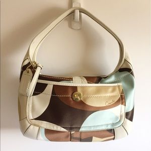 Coach Ergo scarf print shoulder bag