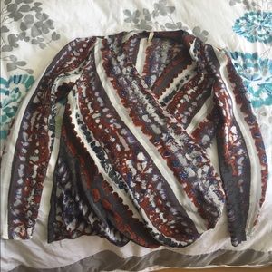 Silk draped top - 100% silk