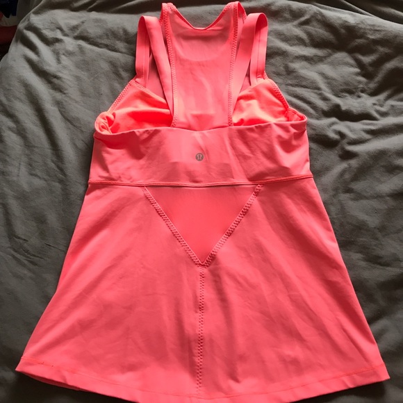 lulu lemon neon pink tank - Picture 2 of 3