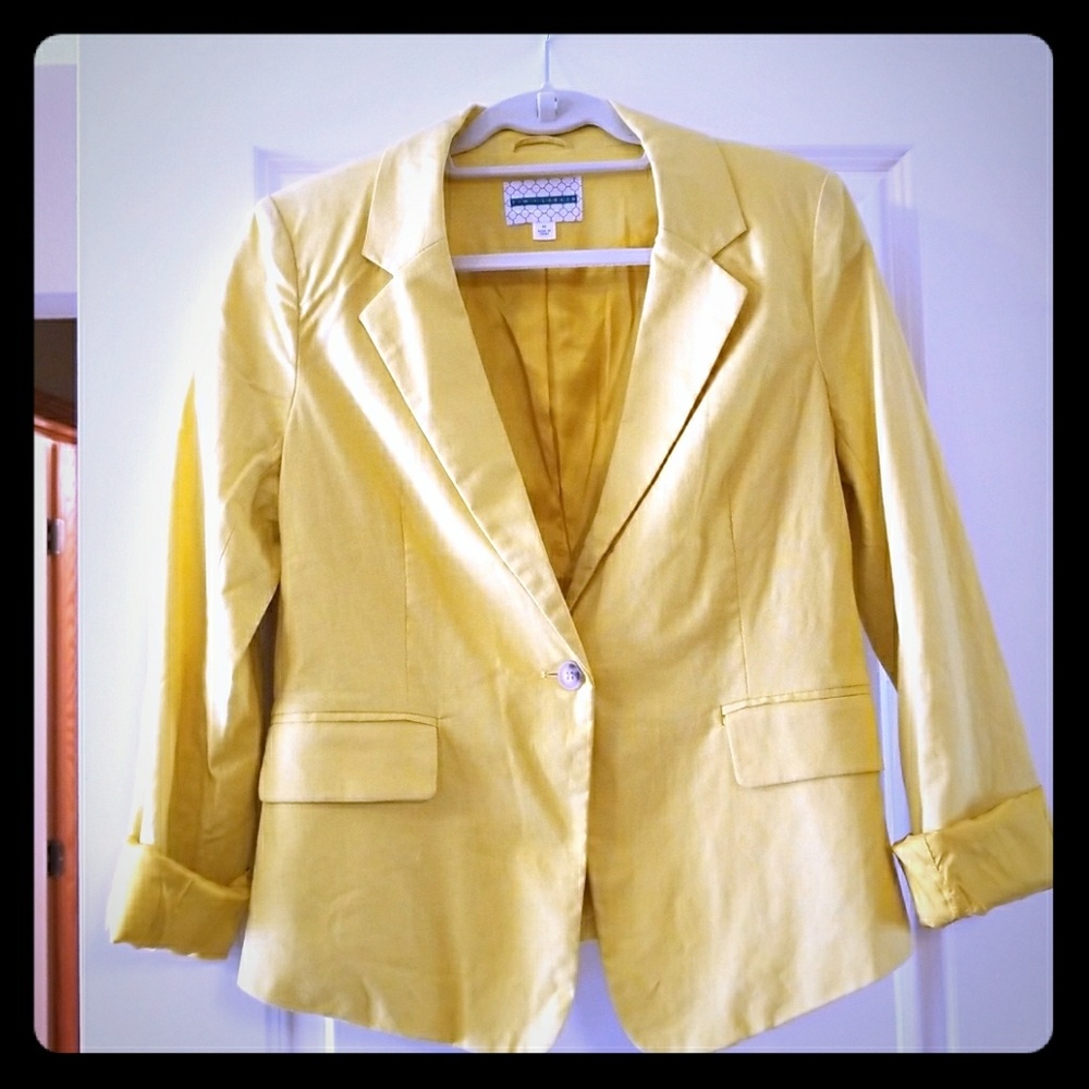 Pim + Larkin Yellow Blazer, Great condition
