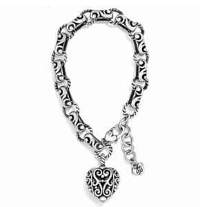 Brighton Bibi Heart Bracelet Silver