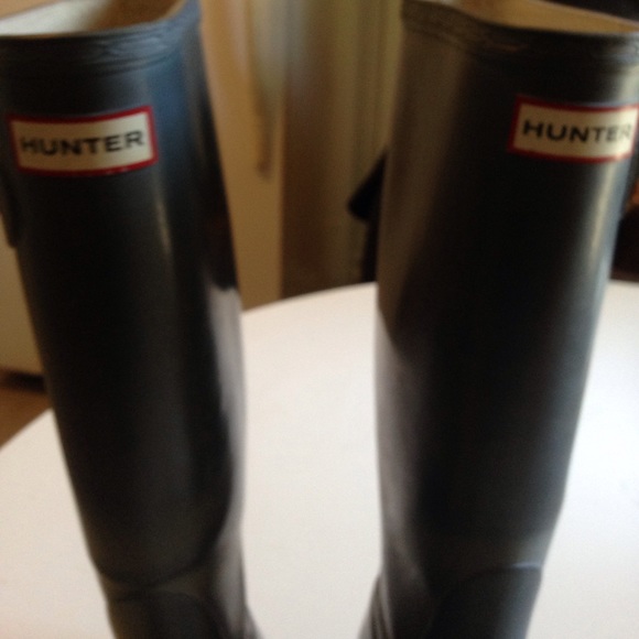 Hunters knee high rain boots - Picture 2 of 7
