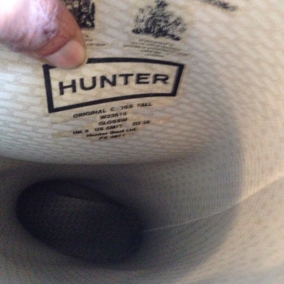 Hunters knee high rain boots - Picture 5 of 7