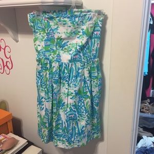 Lilly Pulitzer size small strapless dress